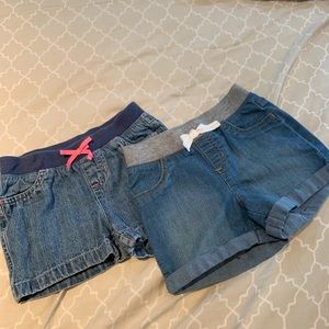 2 pair of toddler jumping bean shorts
